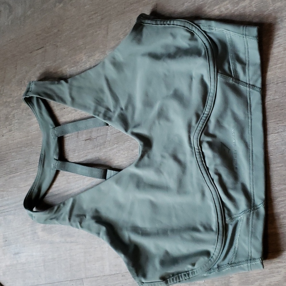 Gymshark WS green sports bra